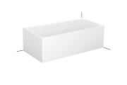 Bette: BetteLux V Silhouette Side wall-mounted corner bathtub