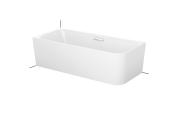 BetteArt IV wall-mounted corner bathtub