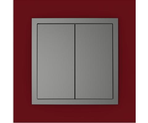 Single frame+double rockers, ANIMATO Intense red/Grey