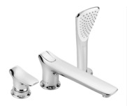 Kludi: AMBA 3 hole tiles deck mounted  single lever bath- and shower mixer