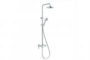 LOGO DUAL SHOWER SYSTEM with single lever mixer