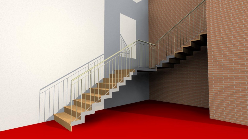 ARCHLine Project: Modern staircase 2