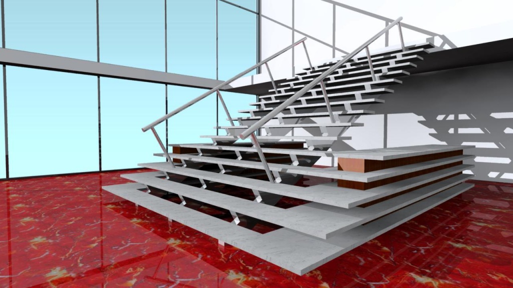 ARCHLine Project: Office reception stair