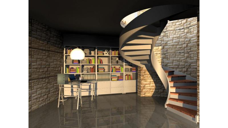 ARCHLine Project: Spiral stair