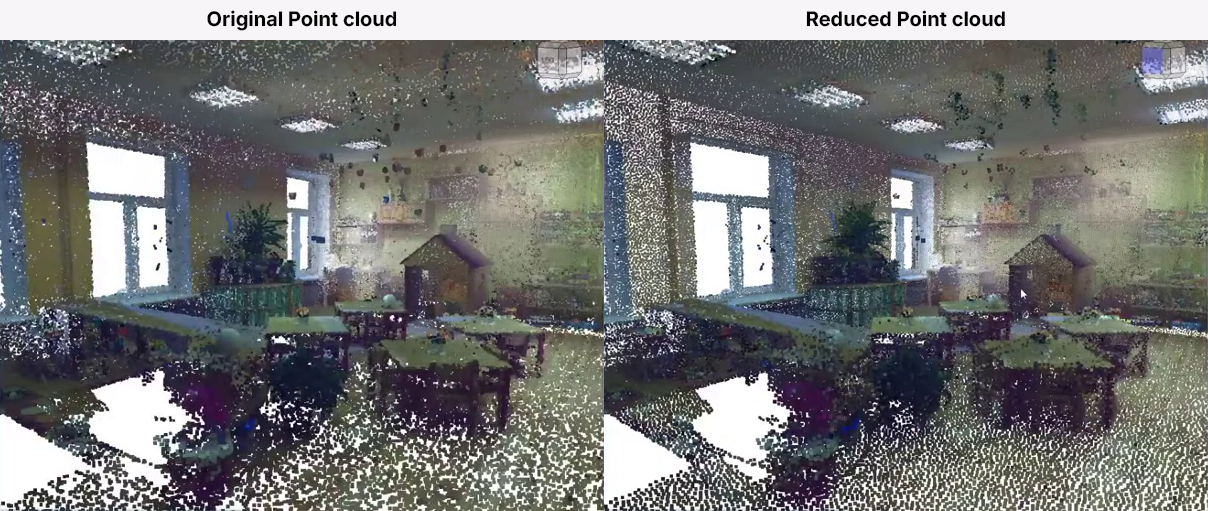 Redução de nuvem de pontos no fluxo Scan to BIM do ARCHLine.XP 2026.