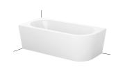 BetteStarlet IV Silhouette wall-mounted corner bathtub