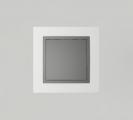 Single frame+rocker, ANIMATO Aluminium/Grey