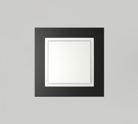Single frame+rocker, PETRA Granite/Ice
