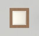 Single frame+rocker, ARBORE Cherry tree/Pearl