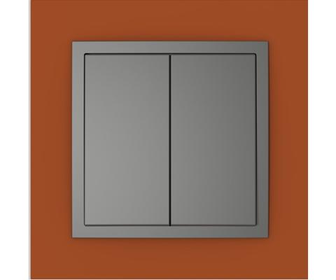 Single frame+double rockers, ANIMATO Intense orange/Grey