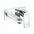Metris Single lever basin mixer for concealed installation with short spout 165mm