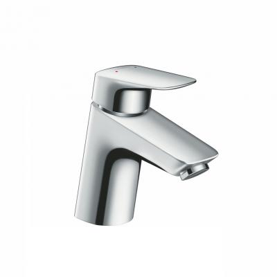 Logis Single lever basin mixer 70 with push-open waste set