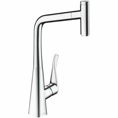 Metris Select Single lever kitchen mixer 320 with pull-out spout