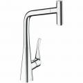 Metris Select Single lever kitchen mixer 320 with pull-out spout