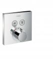 Thermostat for concealed installation for 2 outlets