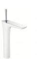 Puravida Single lever highriser basin mixer 240 with push-open waste for wash bowls