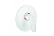 BALANCE WHITE concealed single lever shower mixer