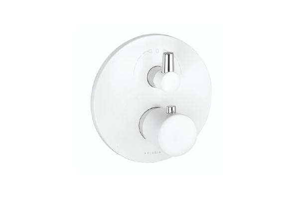 BALANCE WHITE concealed thermostatic bath/shower mixer