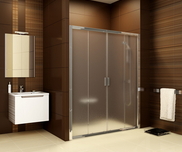 Blix shower door BLDP4-160 satin + transparent