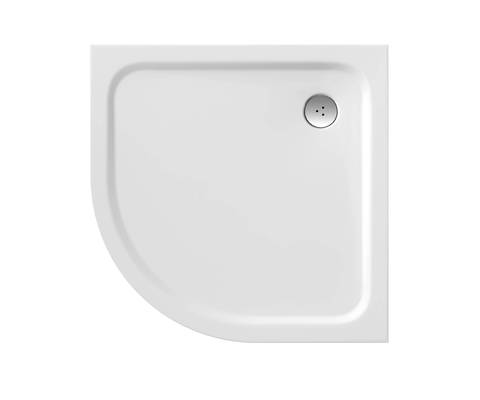 Elipso Pro Chrome 90 shower tray white