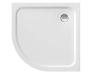 Elipso Pro Chrome 90 shower tray white