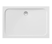 Gigant Pro Chrome shower tray 100x80 white