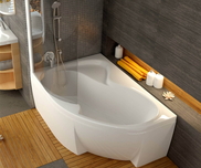 Rosa II 160x105 left-hand bathtub white