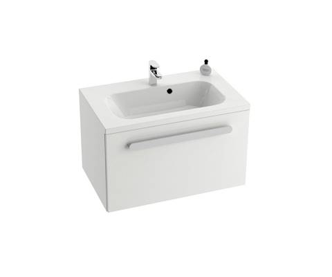 Chrome 600 washbasin white with openings