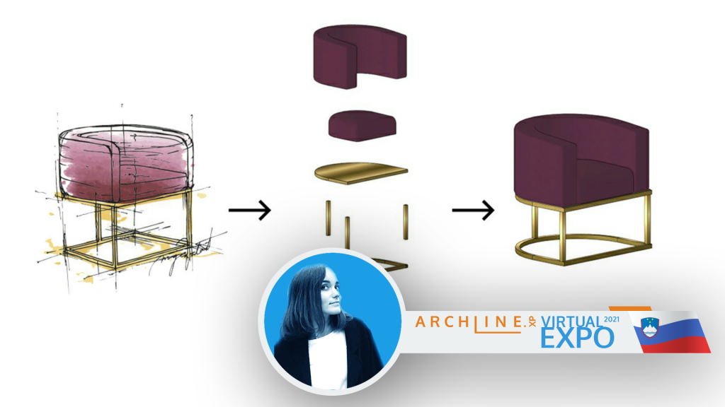 3D modeliranje in oblikovanje pohištva v ARCHLine.XP / 3D modeling and furniture design in ARCHLine.XP